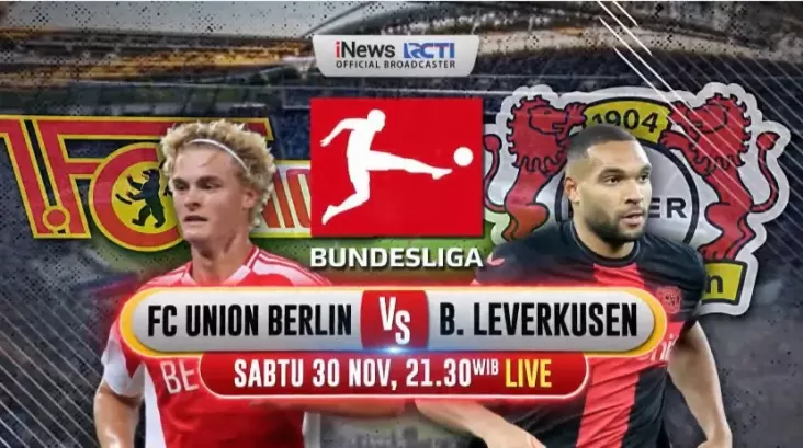 “Nonton Bareng di iNews! Pertandingan Sengit FC Union vs Bayer Leverkusen, Siap Digelar Malam Ini Pukul 21.30 WIB”