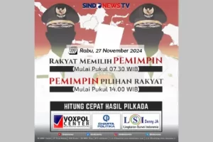 SINDONEWS TV dan SINDOnews.com Siap Menyajikan Pemilihan Pemimpin Rakyat yang Menarik Pada Rabu 27 November 2024 Pukul 07.30 WIB