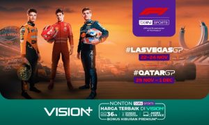 Vision+ Siap Sajikan Live Streaming Formula 1 Las Vegas Grand Prix 2024