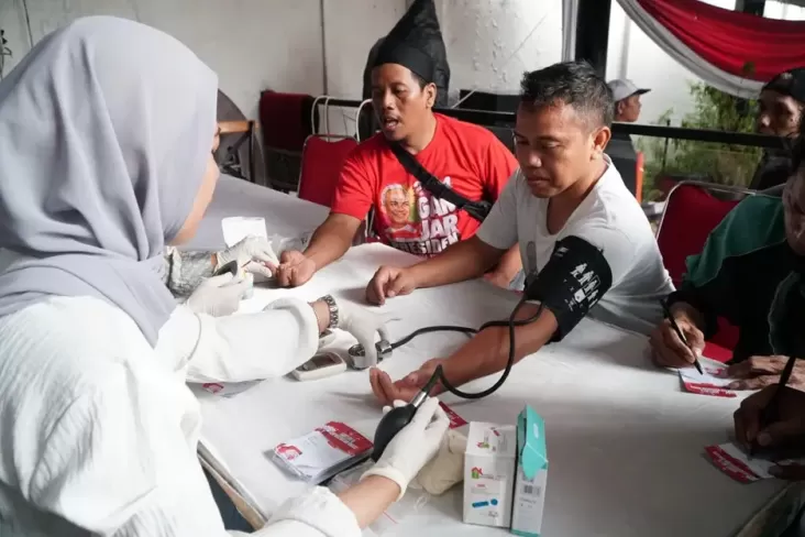 HUT ke-52 PDIP, BMI Gelar Cek Bidang Kesehatan juga Oli Gratis bagi Ojol