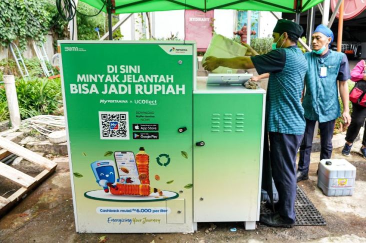 Inisiatif Tukar Minyak Jelantah Berlanjut,  PPN Tebar Insentif Saldo serta Poin