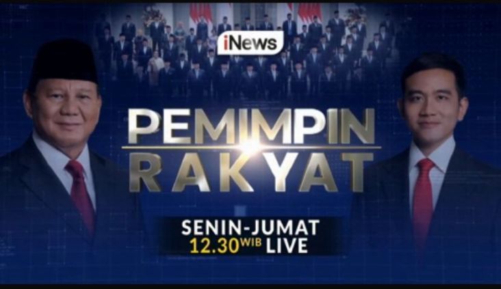 Saksikan PEMIMPIN RAKYAT! Rangkuman Menarik Seputar Kebijakan serta juga Aktivitas Para Pemimpin Bangsa, Mulai 13 Januari, Hari Awal Minggu sampai hari terakhir pekan Jam 12.30 Live belaka hanya di area pada iNews