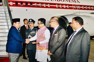 Temui PM Narendra Modi, Presiden Prabowo Tiba di dalam India