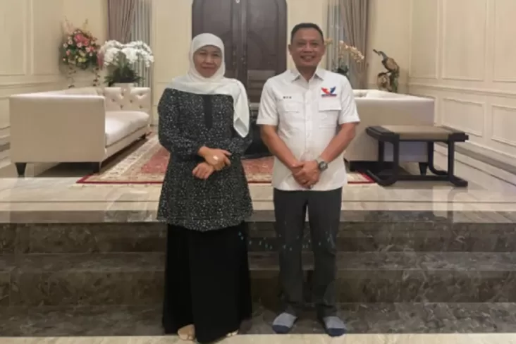 Silaturahmi dengan Khofifah-Emil Dardak, Plt Sekjen Partai Perindo: Siap Bersinergi Bangun Jawa Timur