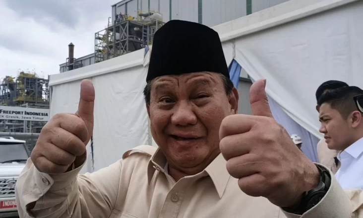 Ditanya persoalan RUU TNI, Prabowo Lambaikan Tangan juga Bilang Terima Kasih