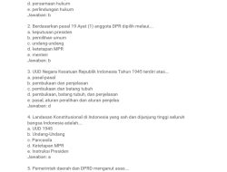 Soal Pilihan Ganda PPKN Kelas 7 Semester 2 2026