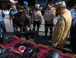 Karendal Opsres Pemeriksaan Kesiapan Pos Lilin Kapuas di Perbatasan dan Wilayah Pedalaman Sanggau