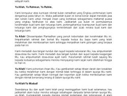 Doa dan Amalan Penting di Awal Ramadan 1447 H