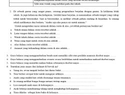 Latihan Soal PTS Bahasa Indonesia Kelas 5 SD Semester 2 2026