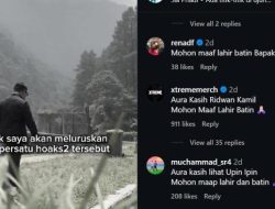 Ridwan Kamil Kembali Viral di Instagram, Postingannya Dibalas Pantun Aura Kasih